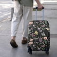 thumbnail image 3 of Pioneer Flower Floral Print Pattern Luggage Cover Fashion Suitcase Cover Baggage Covers Fit 25-28 Inch Luggage (Go Travel), 3 of 5