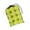 Vert, variante sur 12x Balles de Pickleball Standard avec 26 Petits Trous Percés avec Précision Blanc