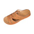 thumbnail image 2 of Willtoo Womens Wedge Orthopedic Sandals Leather Dressy Sandal Non-Slip Comfortable Walking Casual Slip on Summer Beach Shoes, 2 of 5