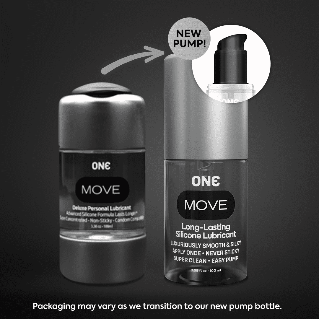 ONE Move Deluxe Personal Silicone Lubricant for Sexual Lubrication, 3.38 oz 