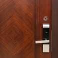 thumbnail image 4 of Uxcell Door Hole Cover Plate Zinc Alloy Wave Round Deadbolt Cover Plate Door Reinforcement Plate Chrome Plated, 4 of 6