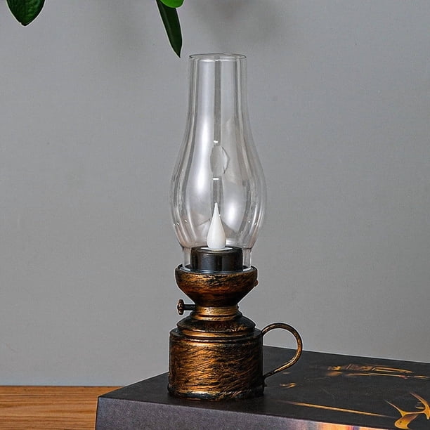 Lámpara de queroseno luminosa navideña, vela electrónica LED con forma de caballo, adorno decorativo, lámpara de viento de escritorio
