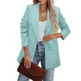 thumbnail image 1 of Blazer para mujer, chaqueta de traje para mujer, chaquetas de traje largas para mujer, blazers largos para mujer, eleva tu experiencia, 1 of 6