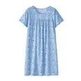 thumbnail image 2 of Women's Summer Cotton Short Sleeve Nightdress Loose Fit Plus Size Lightweight Comfy Loungewear by Yigetop A A, 2 of 3