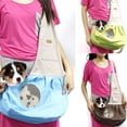 thumbnail image 3 of Dogs and Cats Outing Backpack Canvas Travel Bag,Green, 3 of 5