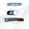 thumbnail image 7 of Unique Bargains 8pcs Exterior Side Door Handle Cover Trim for Dodge Durango 11-21 for Smart Key Hole Carbon Fiber Pattern, 7 of 7