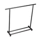 thumbnail image 3 of Perchero para ropa con ruedas, perchero de metal con estante, perchero de pie con ruedas para abrigos de dormitorio Negro 145cmx150cm, 3 of 9