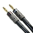 thumbnail image 5 of Meamaz 10FT 2 Male-to-Male Connectors Banana Plugs, Hi Fi Speaker Wire, Electrical OFC 12 Gauge Wire 100% Copper Audio Cable,1 Pack, 5 of 9