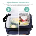 thumbnail image 4 of Sable Insulated Lunch Bag, Reusable Leakproof Cooler Bag with Shoulder Strap for Men/Women, 4 of 8