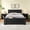 Black Oak, variant on KeyWhat Modern King Size Storage Bed Frame with Panel Headboard, Footboard Storage Bench, Built-In Drawers, Lift-Up Compartments, No Box Spring Needed, Natural Oak