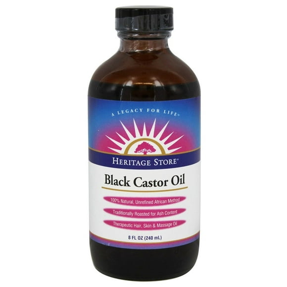 Heritage Store - Black Castor Oil - 8 fl. oz.
