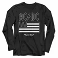 thumbnail image 2 of AC/DC Us Tour Flag Black Adult Long Sleeve T-Shirt, 2 of 2