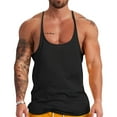 thumbnail image 3 of Ambiloof Men's Bodybuilding Stringer Tank Tops Y-Back Gym Fitness Workout Training Running T-Shirts Athletic Quick Dry Top, 3 of 6