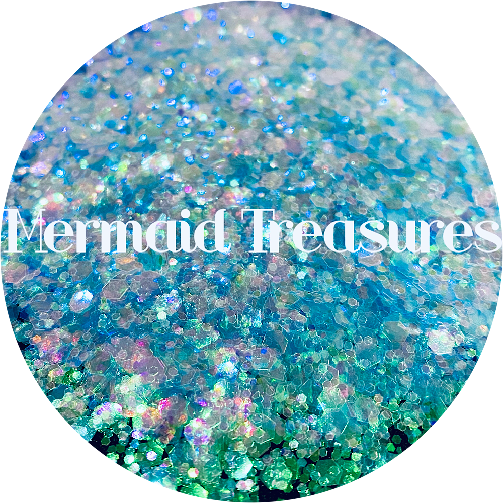 Glitter Heart Co. Glitter High Quality Polyester Glitter Blue Opal