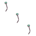 thumbnail image 1 of Langgg Nez Clous Style Simple Femme Habillage Décoration Accessoire Mode Acier Inoxydable Vis en Forme de L Type 1 Type8 NO8, 1 of 6
