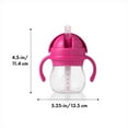 thumbnail image 5 of OXO Tot Transitions Straw Cup With Removable Handles 6 Oz - Pink, 5 of 13
