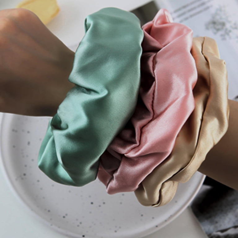 30 Momme Mulberry Silk Scrunchies for Women – Large Hair  display picture 1