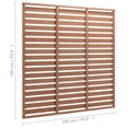 thumbnail image 3 of vidaXL Fence Panel WPC 180x180 cm Brown, 3 of 3