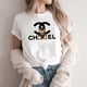 thumbnail image 2 of Camiseta de algodón para mujer, camiseta de manga corta transpirable, ropa Y2K para mujer, estilo Harajuku, Top básico de diseño con cuello redondo, 2 of 5