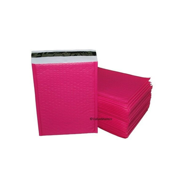 2 PINK 8.5x12 Poly Bubble Mailers Envelopes Padded Mailer Bags 25 100