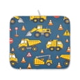 thumbnail image 2 of Yellow Truck Tractor Pattern Drying Dish Mat Quick Drying Absorbent Soft Durable for Kitchen 18" x 24", 2 of 10