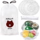 thumbnail image 5 of 200 Uds. Fundas elásticas para almacenamiento de alimentos, cubiertas de plástico elásticas reutilizables para cuencos, 5 of 5