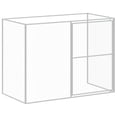 thumbnail image 6 of vidaXL Dog House with Run Anthracite 84.3"x99.6"x71.3" Galvanized Steel, 6 of 6