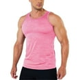thumbnail image 1 of Aayomet Débardeur Homme Printemps et Été Décontracté Sans Manches Col Rond Imprimé Style Raglan (Rose, m), 1 of 4