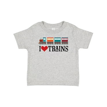 Inktastic I Love Trains Boys or Girls Baby T-Shirt