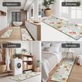 thumbnail image 5 of Pioneer Flower Floral Print Pattern Kitchen Rugs Sets Of 3,Kitchen Runner Rugs Non Skid Washable,Decorative Kitchen Floor Mats for Kitchen,Sink,Laundry,17X30 Inch + 17X47 Inch + 17X59 Inch, 5 of 6