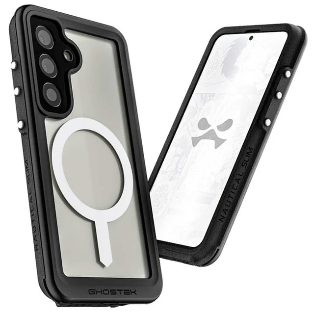 . Funda GHOSTEK Nautical para Samsung S25 Transp contra agua