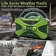 thumbnail image 2 of 10000mah Emergency Radio, Solar Hand Crank Radio, Portable Am/fm/noaa Weather Radio With Phone Charg, 2 of 5
