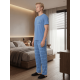 thumbnail image 4 of Pijama Hombre 2 Piezas Unitalla, Playera Suave con Bolsillo y Pantalón a Cuadros, Comodidad Total para Descanso, 4 of 5