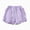 H112-Purple, variant on Toddler Baby Girl Ruffle Shorts Gingham Plaid/Stripe Elastic Waist Shorts Pants Bottoms Casual Summer Outfit(Purple,18-24 M)