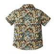 thumbnail image 4 of Tiijoy Boys Hawaii Beach Tropical Print Shirt Summer Short Sleeve Button Down Shirt, Sizes 0-8, 4 of 4