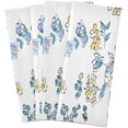 thumbnail image 2 of Dreamtimes Blue Yellow Floral Kitchen Towels, 18 x 28 Inch Super Soft and Absorbent Dish Cloths for Washing Dishes, 1 PCS Reusable Multi-Purpose Microfiber Hand Towels for Kitchen, 2 of 7