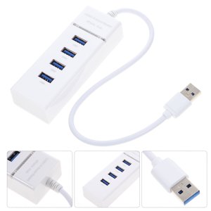 RENACLIPY 1 Pc USB Hub 3.0 USB Port Expander for Laptop made of Plastic for Home Office