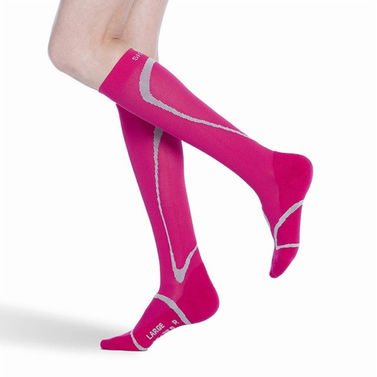 Sigvaris Motion 412 High Tech 20-30 Knee High Compression Socks Red MS