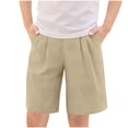 thumbnail image 2 of Kinrui Boys Flat Front Pleat Dress Shorts Casual Formal Classic School Uniform Shorts with Pocket 5-15 Years, 2 of 7