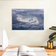 thumbnail image 3 of Elephant Stock Blue Cloudy Sky Wall Art - Horizontal Canvas Wall Art - Living Room Wall Decor - Nature Canvas - Blue And Gray Decor - 12" x 8", 3 of 8