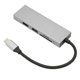 thumbnail image 3 of Hub USB C 5 en 1 con USB3.0 USB2.0 Ranura para tarjeta de almacenamiento Ranura para tarjeta de memoria Interfaz multimedia HD Adaptador multipuerto para tableta IOS, 3 of 5