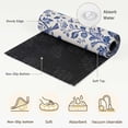 thumbnail image 6 of Area Rugs 5'x7', Vintage Floral Carpet Runner Indoor Outdoor Rugs Home Decor Aesthetic, Blue Flowers Rustic Birds Pastoral Plants Non Slip Mats Washable Accent Rug for Living Room Bedroom, 6 of 8