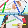 thumbnail image 5 of 12 Inch Plastic Rulers, 32 PCS Transparent Assorted Color Metric Bulk Rulers with Inches Centimeters Millimeter., 5 of 5
