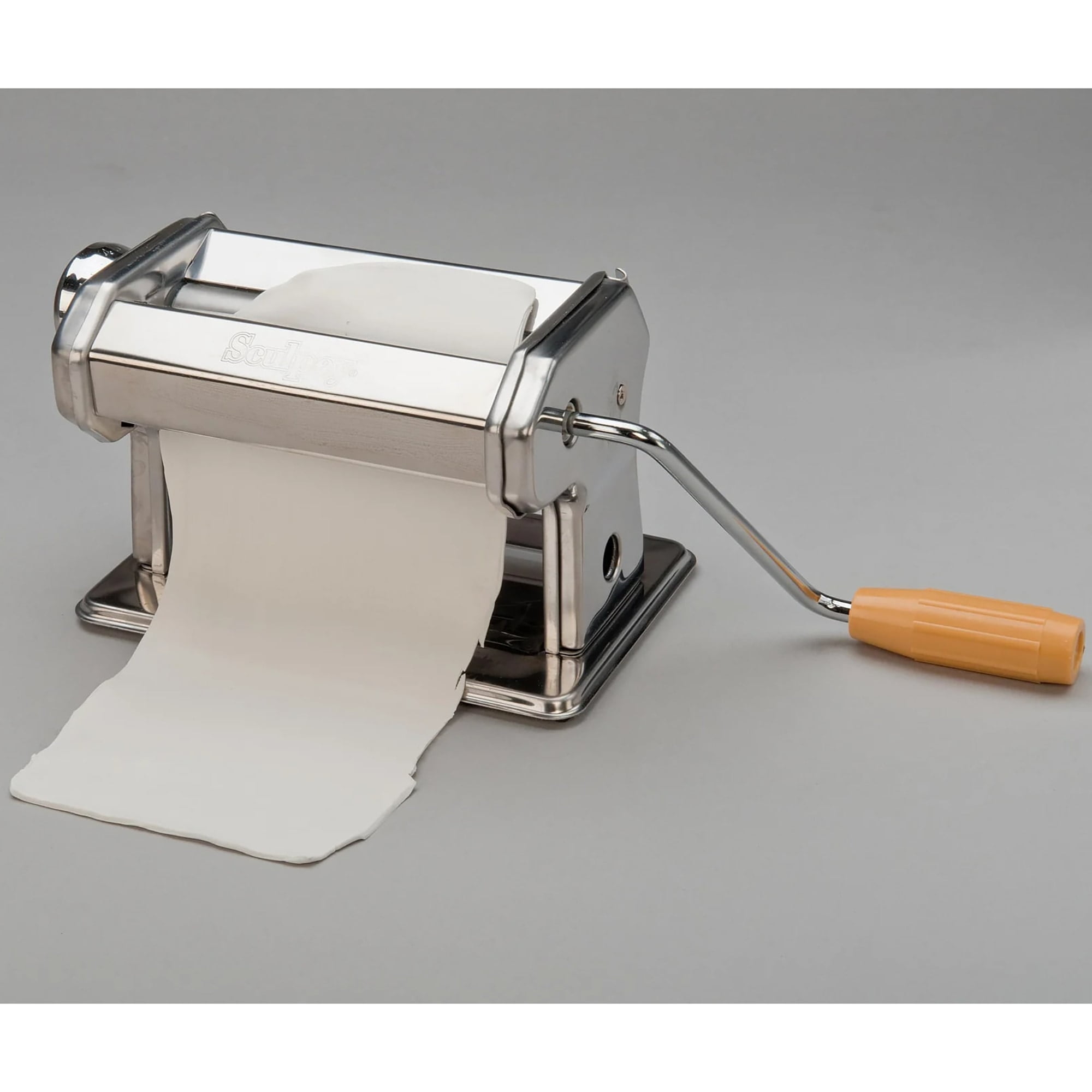 Sculpey: Clay Conditioning Machine - Pasta Machine, Clay Tool, 9 Thickness Settings, Crank Handle, stainless-steel, Arts & Crafts Supplies