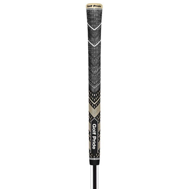 Golf Grip Golf Pride MCC Plus4, talla mediana 60, negro/dorado, paquete de 8