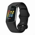 thumbnail image 2 of Tianle 3 Pack Compatible with Fitbit Charge 6 Bands/ Fitbit Charge 5 Bands for Women, Slim Soft Silicon Replacement Band for Fitbit Charge 6/Charge 5 Bands Women Men, 2 of 7