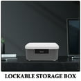 thumbnail image 3 of LIFKOME Outdoor Storage Box With Combination Lock For Travel Business And General Users 1Pack Dark Grey ABS, 3 of 8