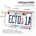thumbnail image 5 of Coolnut Ranunculus and Orchid 2 Holes Car License Plate Frames 2PCS, Car License Plate Holder with Screw Caps Cover Set Automotive Exterior Parts Decoration for US Vehicles, 5 of 7