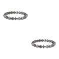 thumbnail image 4 of Qarigey Cuentas de piedra natural, pulseras de obsidiana, turquesa, joyería para mujer, de tigre portátil, regalo para fiesta, tipo 11 Tipo 11 2Conjunto, 4 of 6