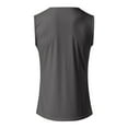 thumbnail image 3 of PEASKJP Mens Tank Top Beach Mens Tank Top Soft Performance Boxing Gym Shirts Plain Muscle Tee (Grey,S), 3 of 4
